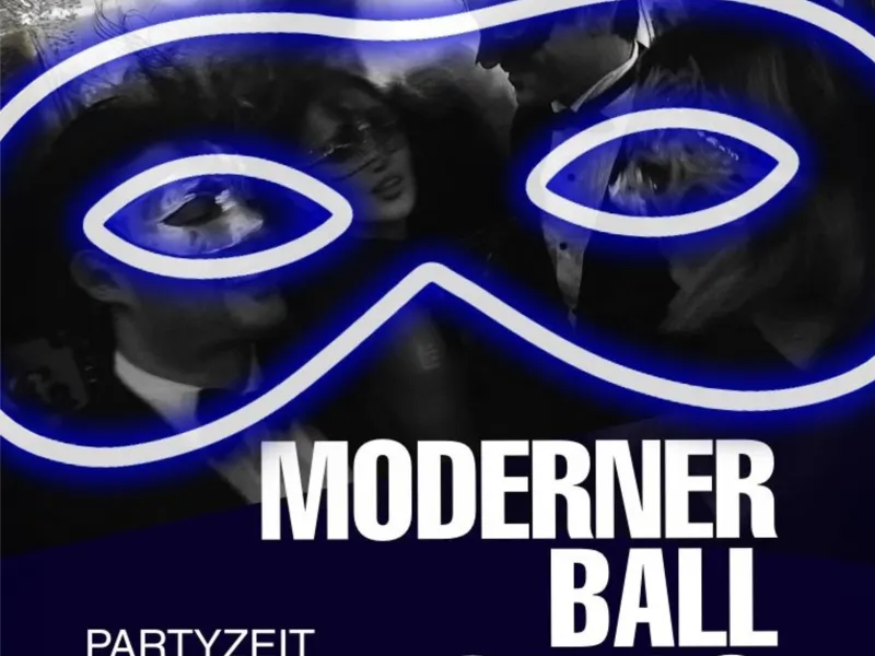 Moderner Maskenball Spin & Sip