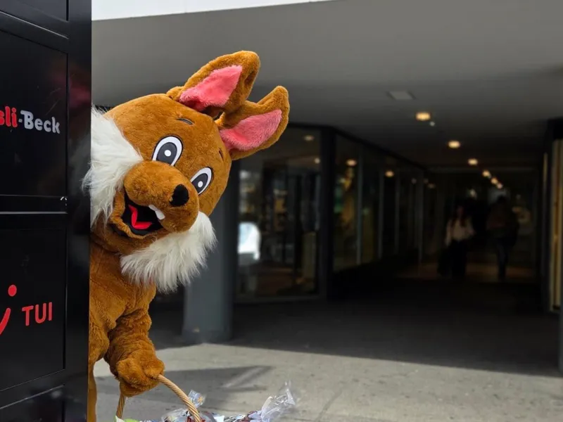 Der Osterhase besucht die Stadt