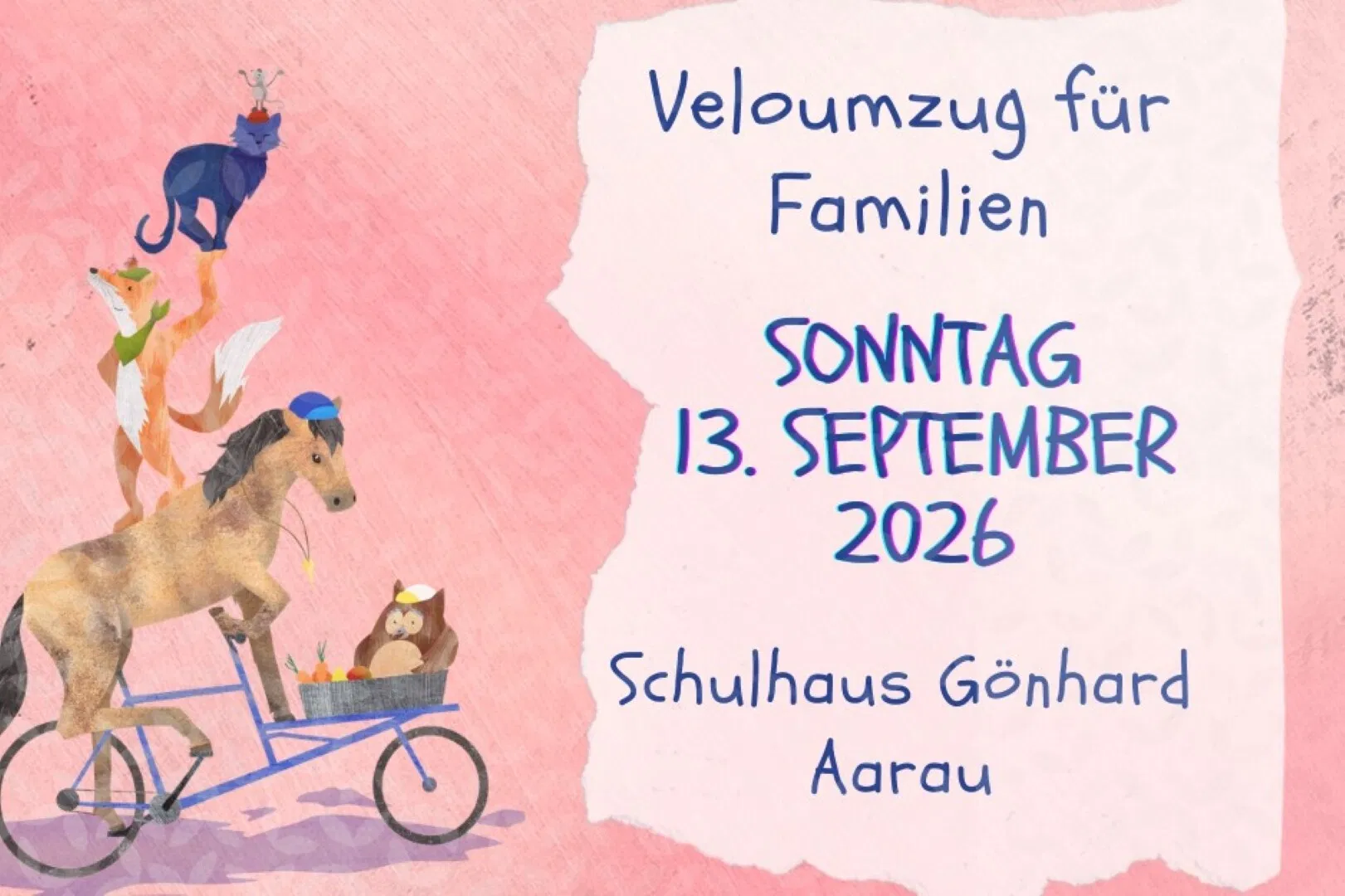 Kidical Mass Aarau - Veloumzug für Familien