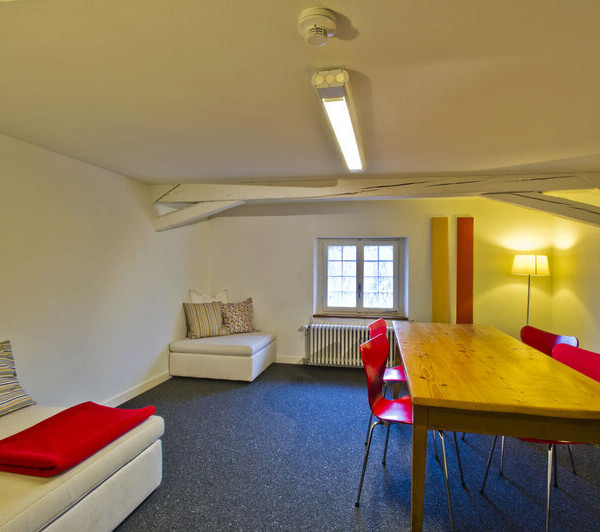 Mansarde in der Stadtbibliothek