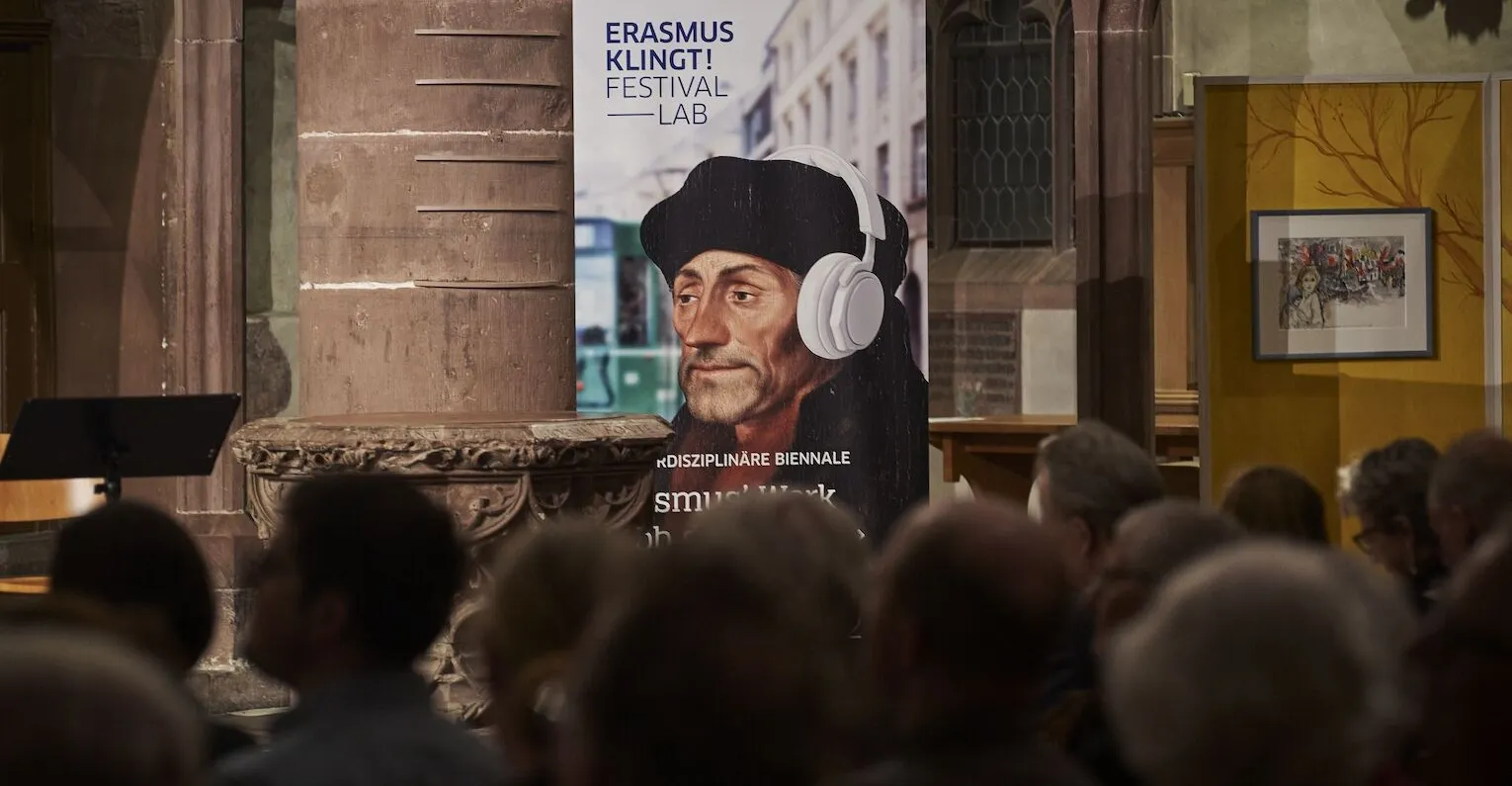 Festival Erasmus klingt. «Nacht der Blockflo?ten: The Noise of Folly»

Peterskirche 

DOROTHEE OBERLINGER Blockflo?te 
MICHAEL OMAN Blockflo?te 
MAURICE STEGER Blockflo?te 

ENSEMBLE EUROWINDS
OLGA WATTS Cembalo
DANIELE CAMINITI Laute
BALAZ MATE Violon...