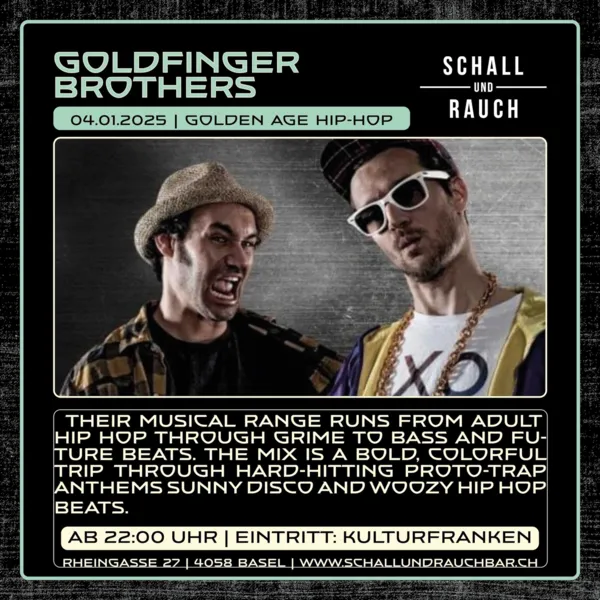 GOLDFINGER BROTHERS | DJ MONTES & DJ LA FEBBRE