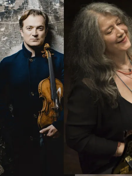 Martha Argerich (Klavier) und Renaud Capuçon (Violine)