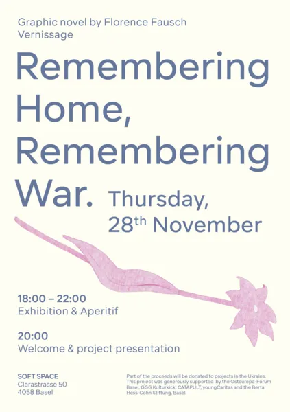 Vernissage «Remembering Home, Remembering War»