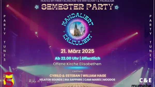 Semesterparty – Mandaliert & Kalkuliert