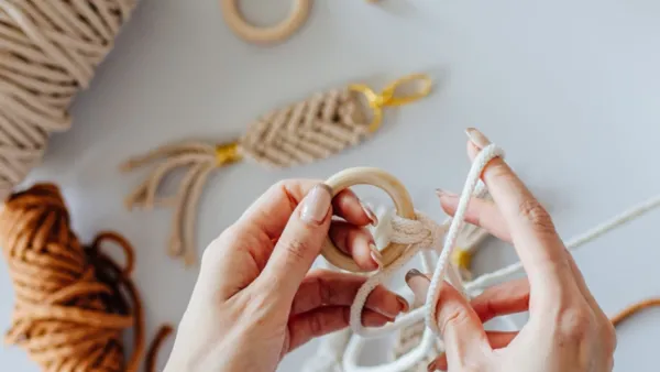 Makramee-Workshops auf dem Vitra Campus