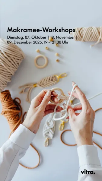 Makramee-Workshops auf dem Vitra Campus