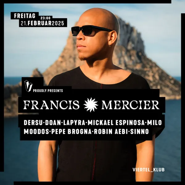 V proudly presents: FRANCIS MERCIER