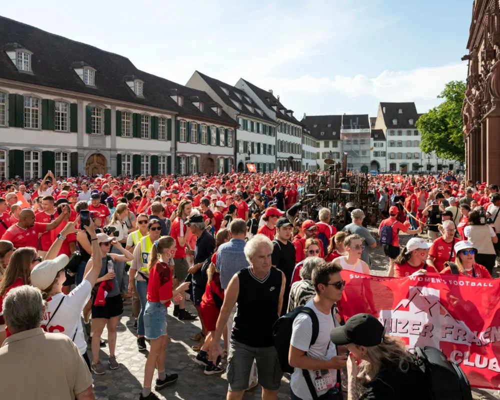 Basel feiert die Frauen-EM