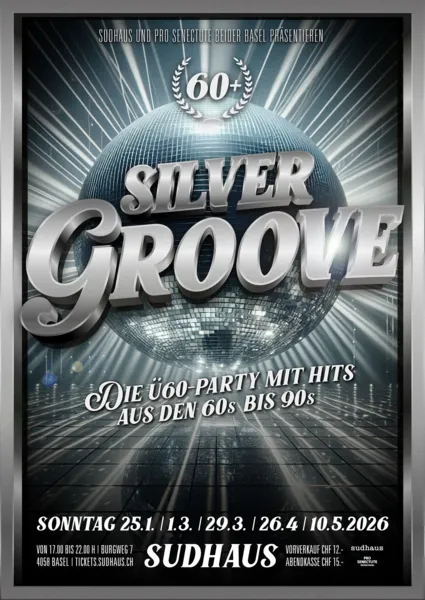 SILVER GROOVE - 60+ PARTY