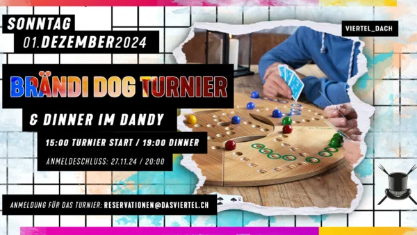 Brändi Dog Turnier & Dinner im Dandy