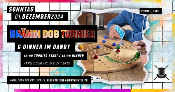 Brändi Dog Turnier & Dinner im Dandy