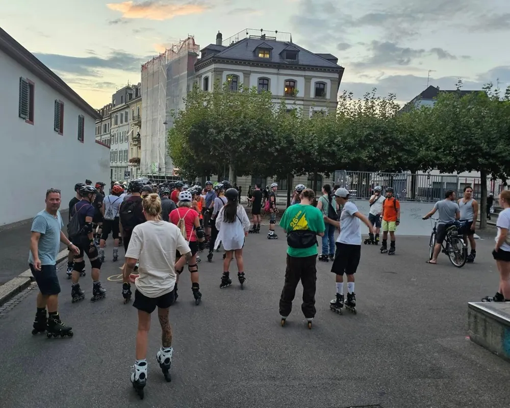 Feierabend auf acht Rollen