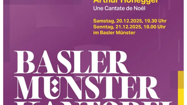Il est né: Adventskonzerte der Basler Münsterkantorei