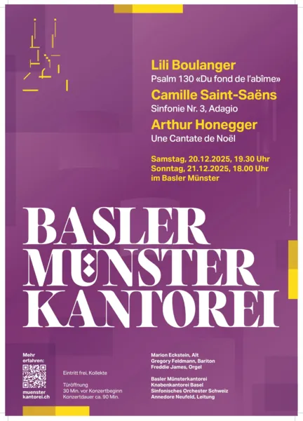 Il est né: Adventskonzerte der Basler Münsterkantorei