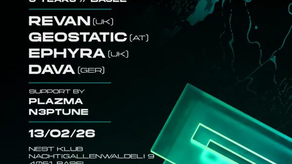 VORTEX x Transparent Audio (UK) - w/ Revan (UK) / Geostatic (AT) / Ephyra (UK) / Dava (DE)