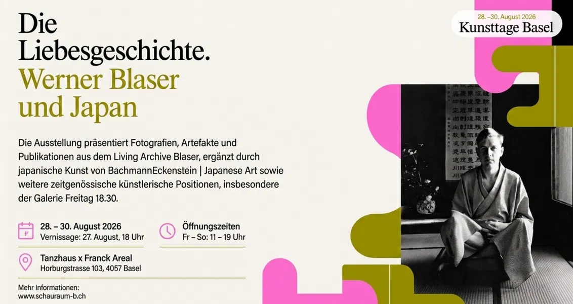 Vernissage: Ausstellung im Rahmen der Kunsttage Basel: Die Liebesgeschichte. Werner Blaser und Japan