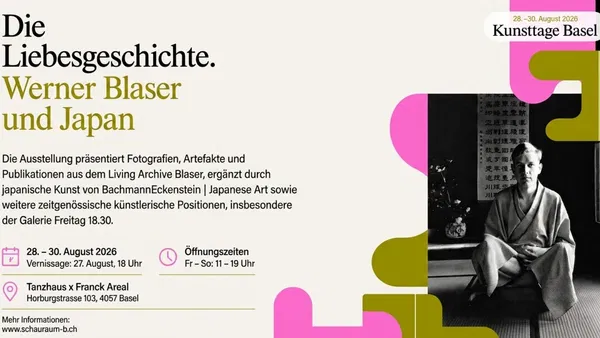 Vernissage: Ausstellung im Rahmen der Kunsttage Basel: Die Liebesgeschichte. Werner Blaser und Japan