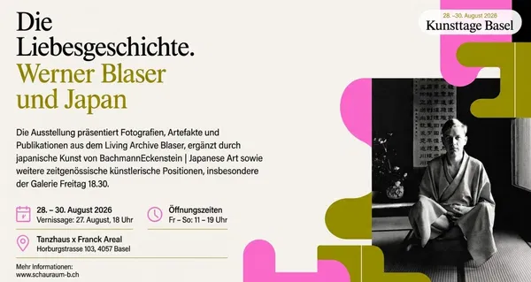 Vernissage: Ausstellung im Rahmen der Kunsttage Basel: Die Liebesgeschichte. Werner Blaser und Japan