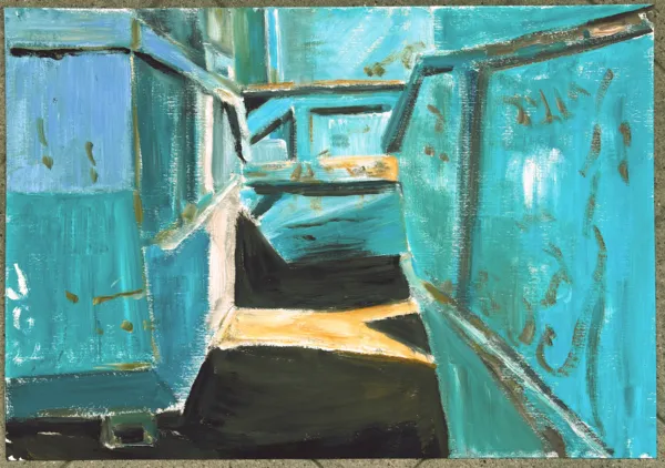 Lisa Amble Container und Mulden  Malerei
