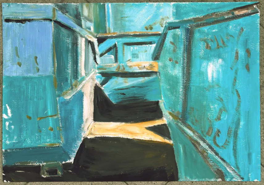 Lisa Amble Container und Mulden  Malerei