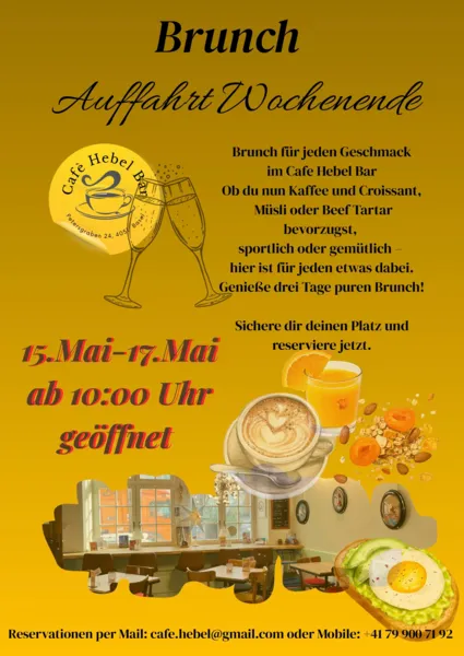 Brunch am Auffahrtswochenende!