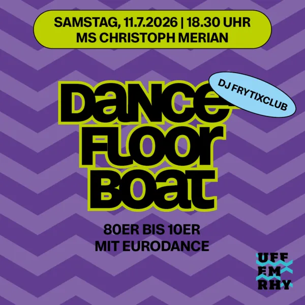 Dancefloor Boat – 80er bis 10er inkl. den grössten Eurodance Hits