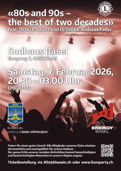 LIONS CLUB: 80s & 90s - THE BEST OF TWO DECADES