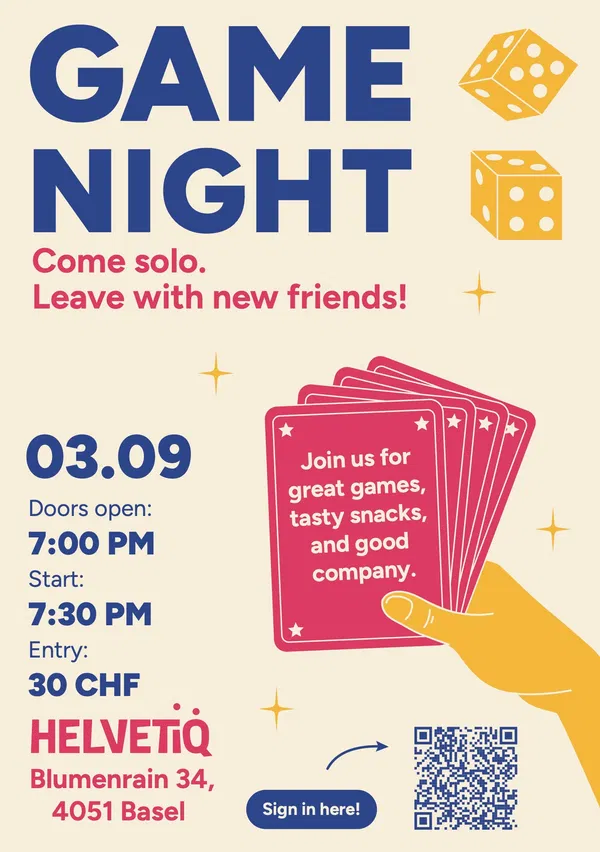 Game Night bei HELVETIQ