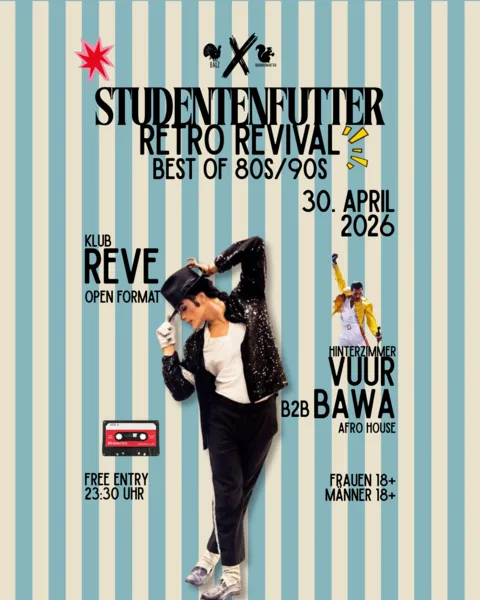 Studentenfutter - RETRO REVIVAL Best of 80s / 90s