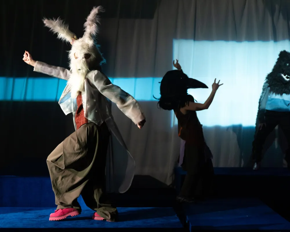 Überwachung auf der Theaterbühne