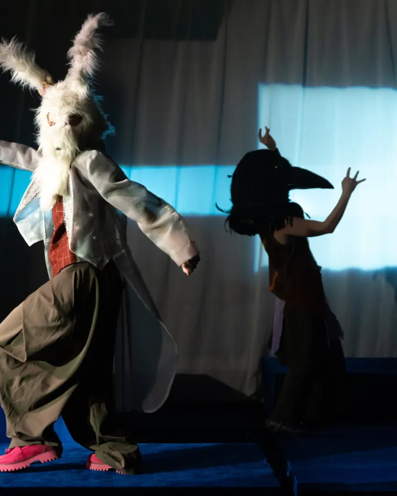 Überwachung auf der Theaterbühne