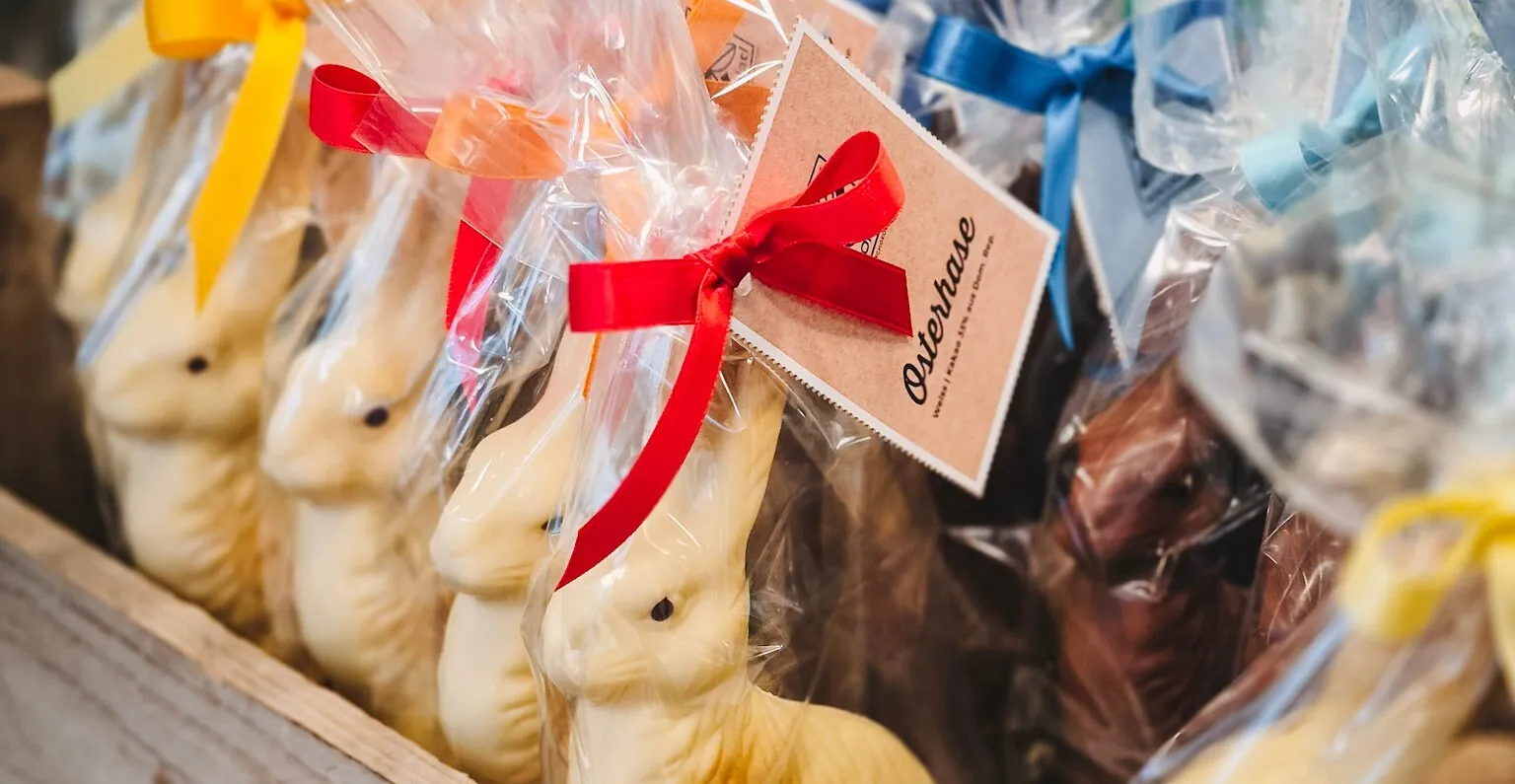 Verführerisch feine Schoggi-Osterhasen