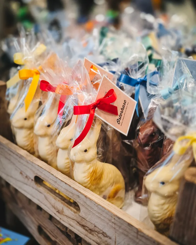 Verführerisch feine Schoggi-Osterhasen