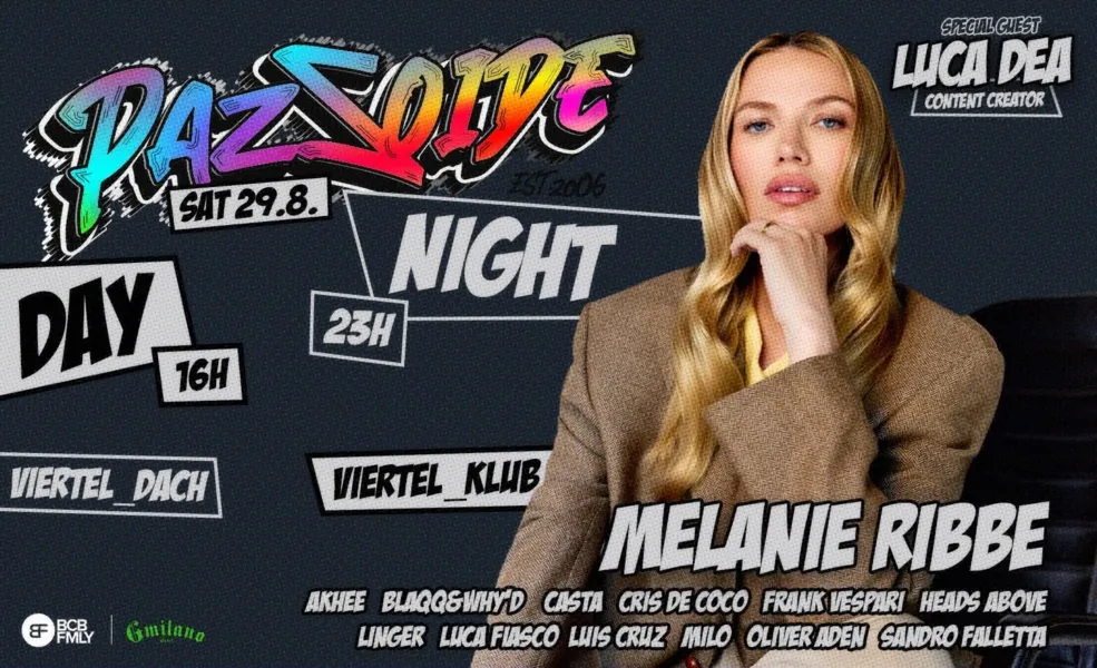 PazZoide Day & Night w/ Melanie Ribbe & Luca Dea