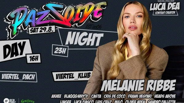 PazZoide Day & Night w/ Melanie Ribbe & Luca Dea