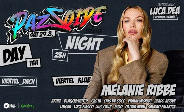 PazZoide Day & Night w/ Melanie Ribbe & Luca Dea