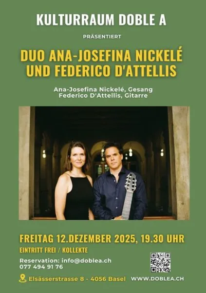 Tango-Konzert: Ana-Josefina Nickelé/Federico D'Attellis 