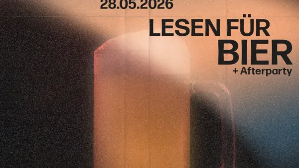 Lesen für Bier mit Afterparty