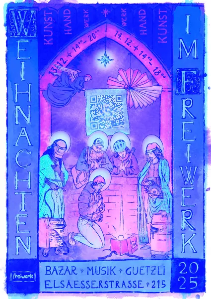 Weihnachtsbazar im Freiwerk Basel