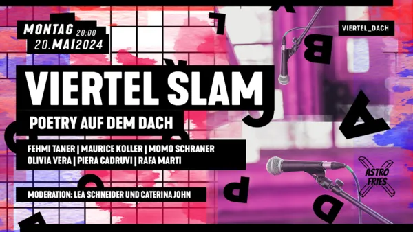 Viertel Slam - Poetry Slam auf dem Dach