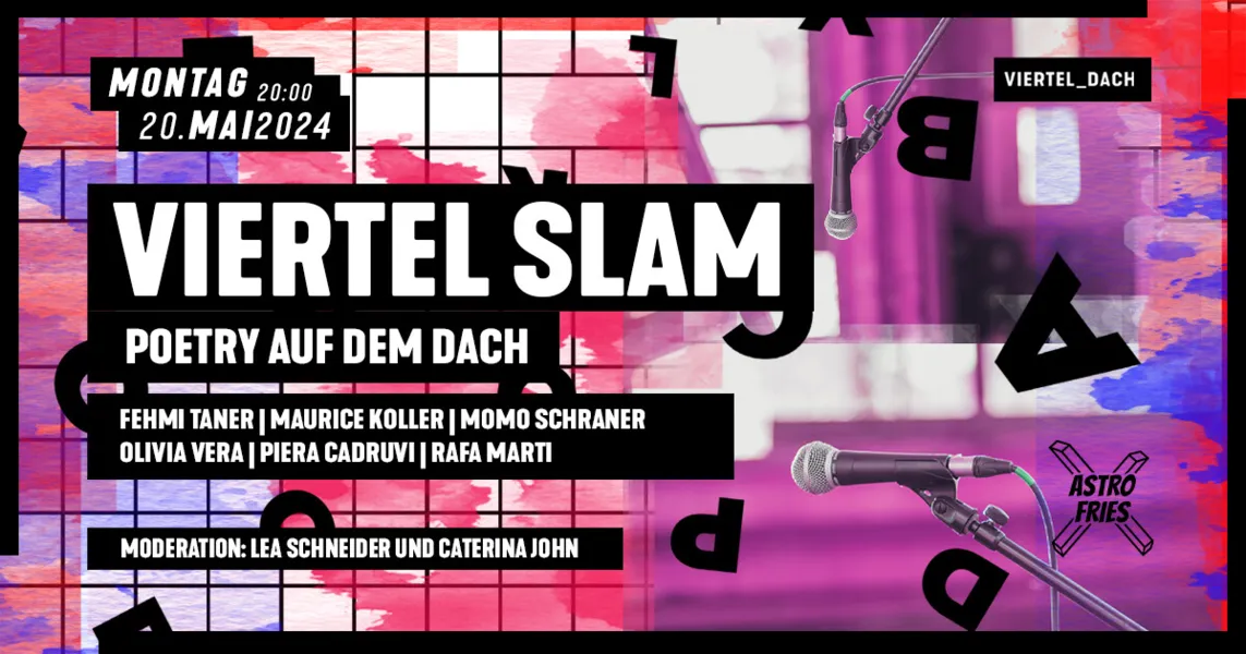 Viertel Slam - Poetry Slam auf dem Dach