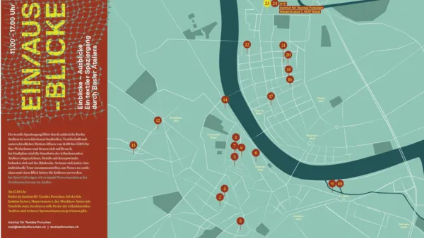 Einblicke/Ausblicke 2026: Ein textiler Spaziergang durch Basler Ateliers