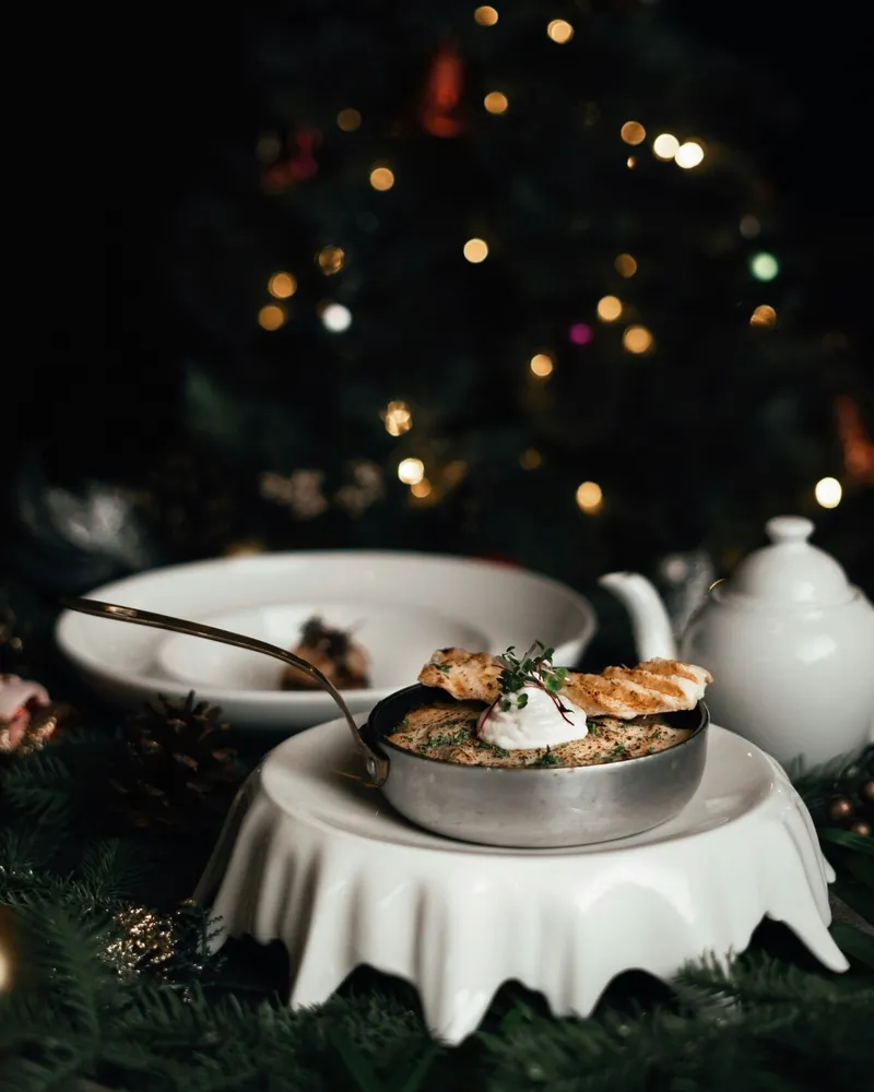 Hier kocht der Weihnachtsengel