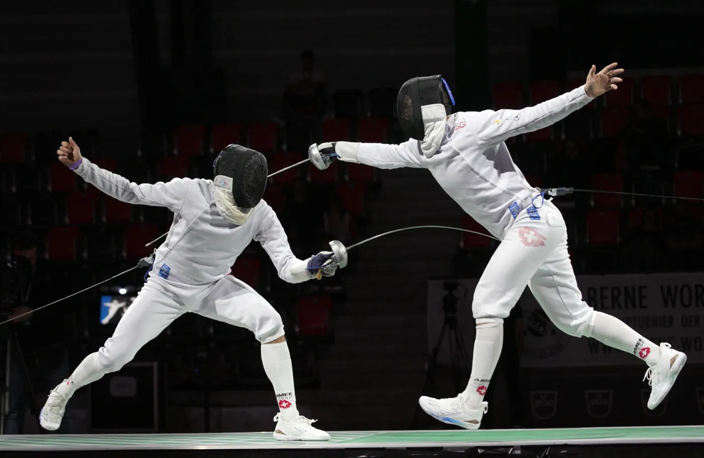 Bern, World Cup 10-12 NovemberIn photo: MALCOTTI Lucas SUI vs BAYARD Alexis SUIPhoto by Luca Pagliaricci/BizziTeam