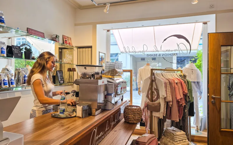 Shopping mit Koffein-Kick