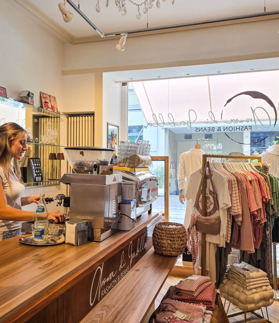 Shopping mit Koffein-Kick