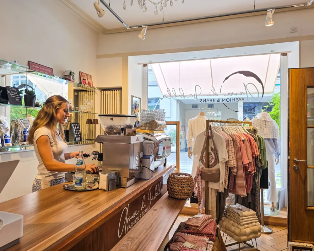 Shopping mit Koffein-Kick