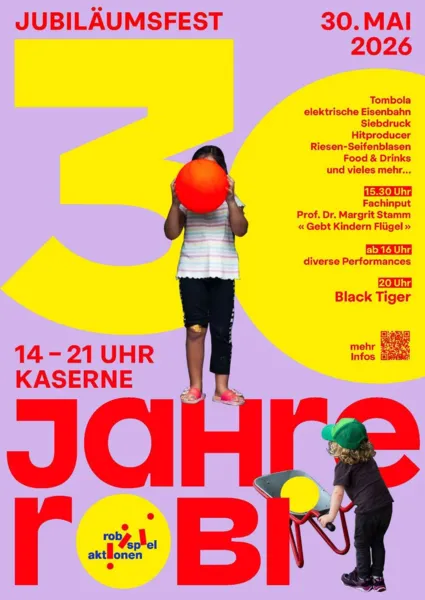 30 Jahre Jubiläum Robi-Spiel-Aktion