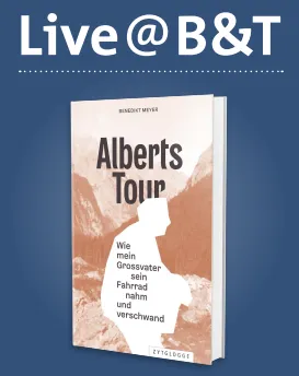 Buchvernissage | Benedikt Meyer: «Alberts Tour. Wie mein Grossvater sein Fahrrad nahm und verschwand»